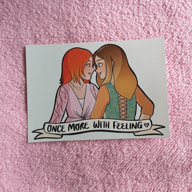 A5 Matte or Luster Heavyweight Paper Print - Willow and Tara