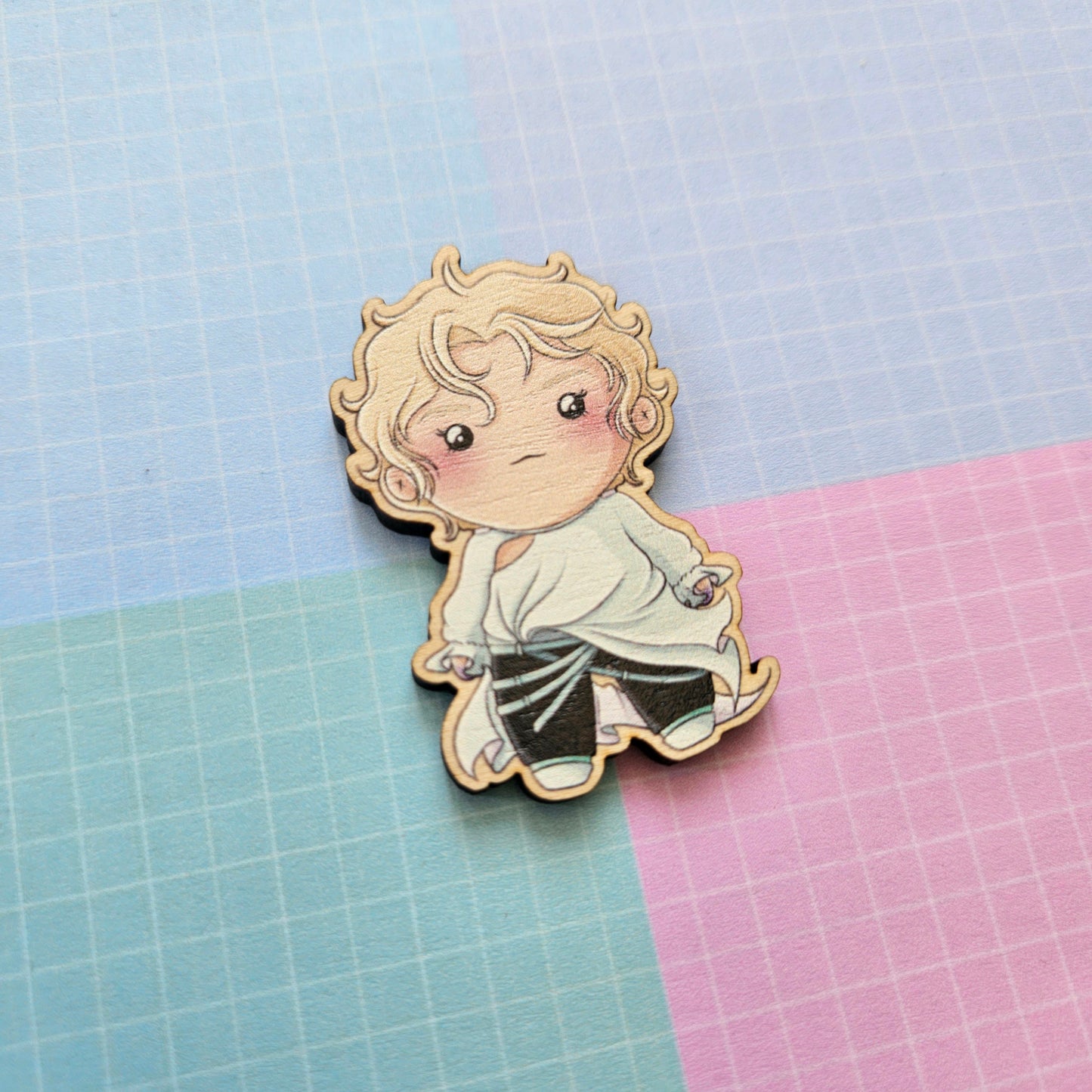 Eco Friendly Wooden 2 Inch Pin - ALNST