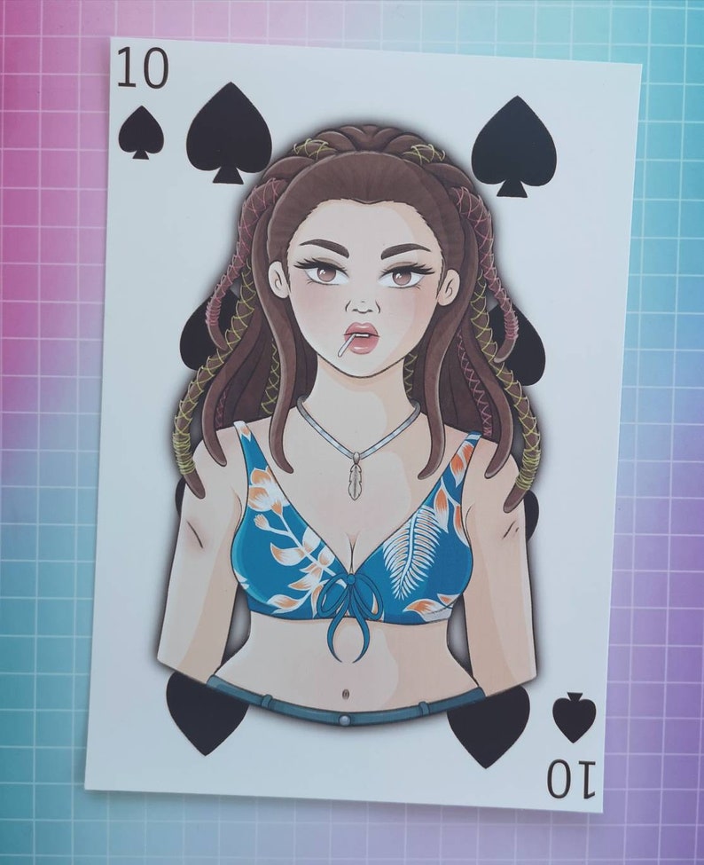 A5 Matte or Luster Heavyweight Paper Print - Kuina and Chishiya