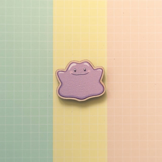 Eco Friendly Wooden 1 Inch Filler Pin - Pastel Lilac Purple Ditto