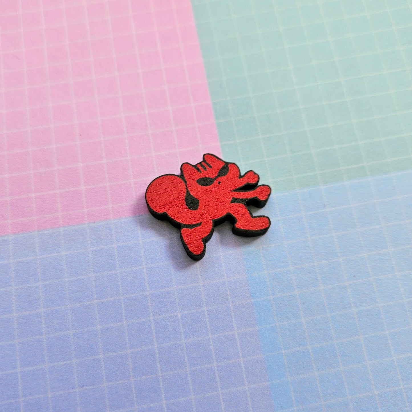 Eco Friendly Wooden 1 Inch Filler Pin - Hope on the Stage Squirrels Hobi Jhope