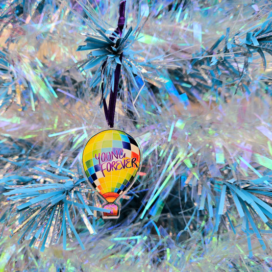 Eco Friendly Acrylic Double Sided 2 Inch Christmas Tree Decoration - BTS OT7 Young Forever