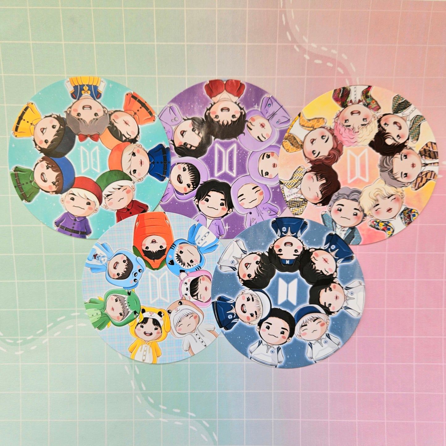 Glossy Small or Large Sticker - OT7 Rounds