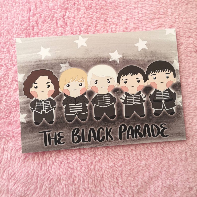 A5 Matte or Luster Heavyweight Paper Print - MCR Black Parade Helena