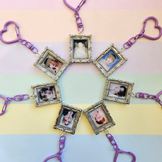 Mini 3D Photo Frame Style Keychain - BTS