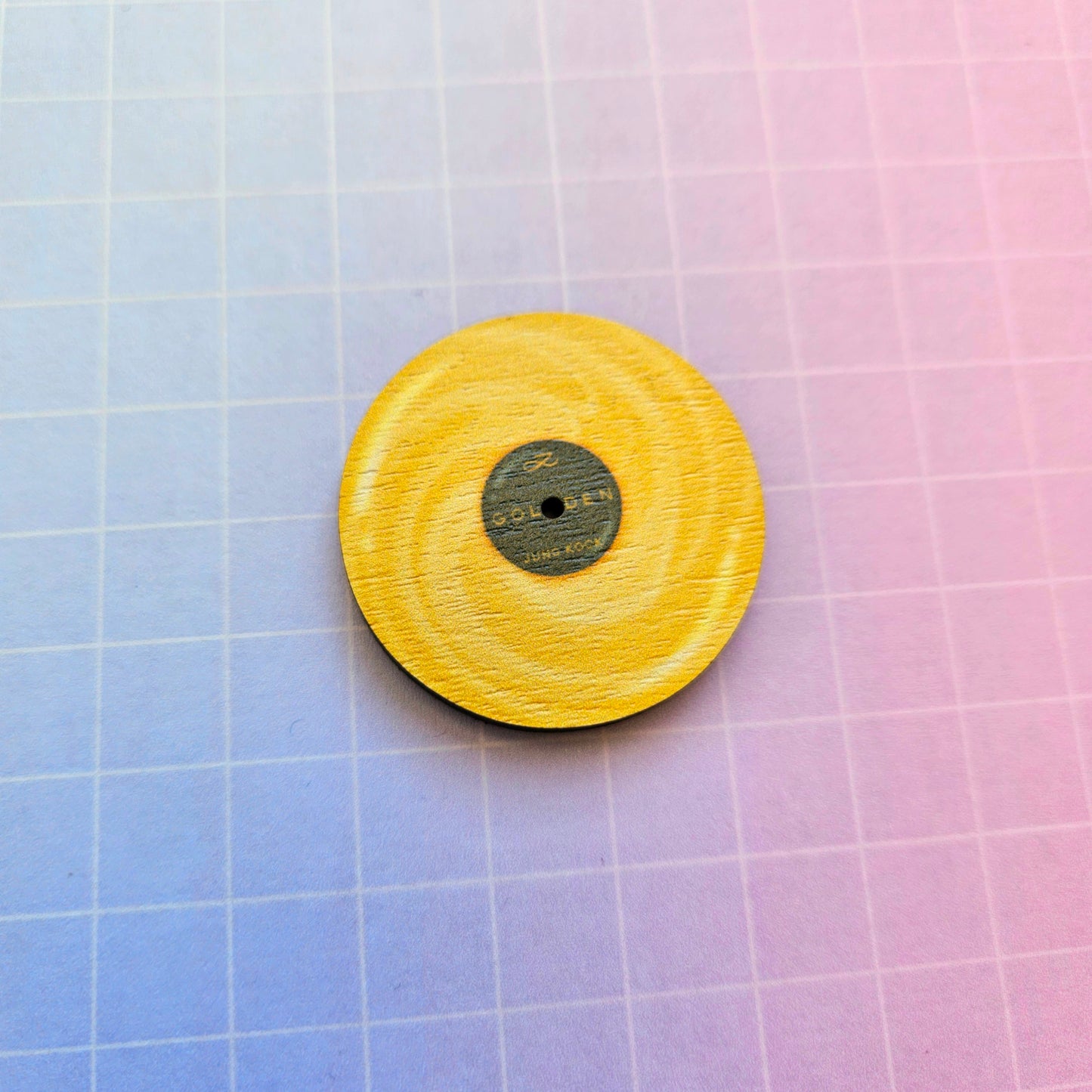 Eco Friendly Wooden 1.5 Inch Pin - Chapter 2 Vinyl Albums