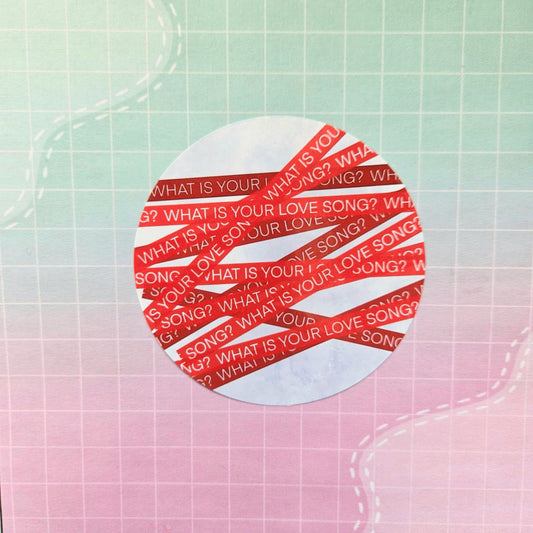 Glossy Small or Large Sticker - Love Song