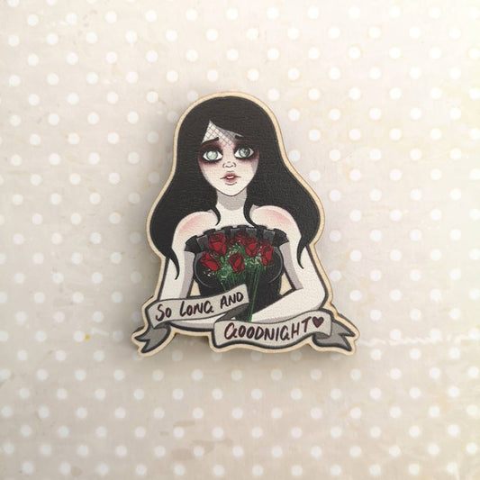 Eco Friendly Wooden 2 Inch Pin - MCR Helena