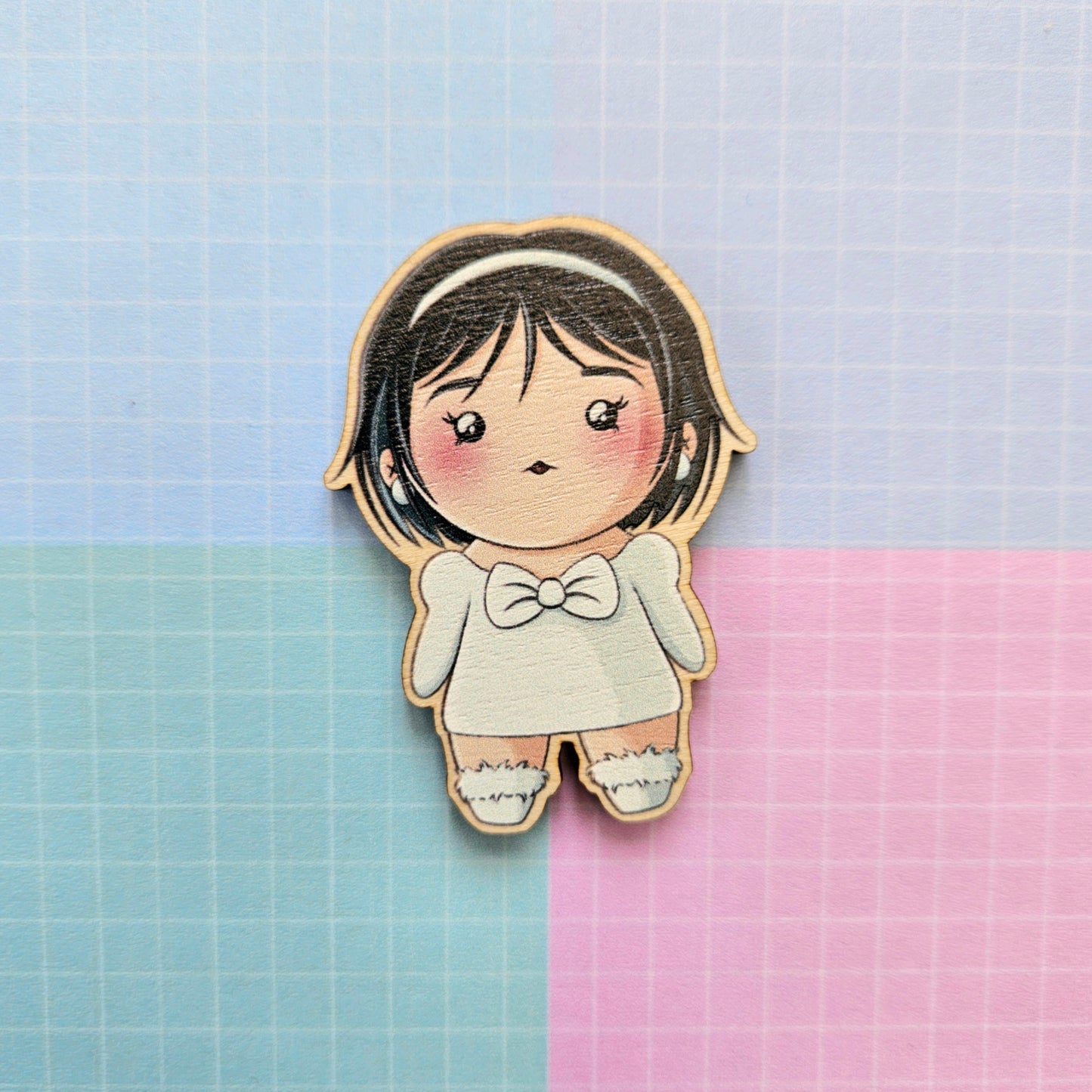 Eco Friendly Wooden 2 Inch Pin - ALNST