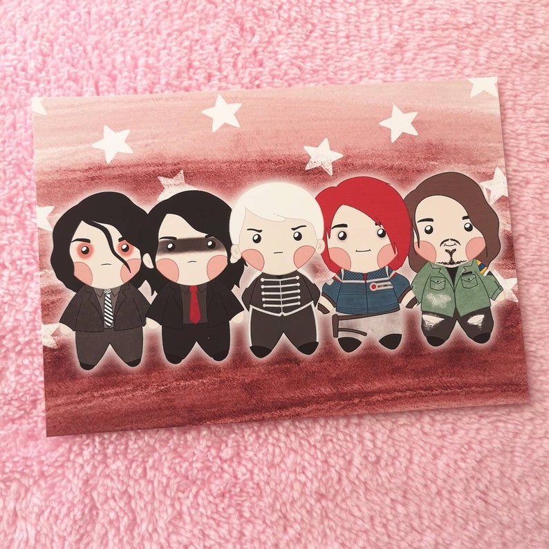 A5 Matte or Luster Heavyweight Paper Print - MCR Black Parade Helena