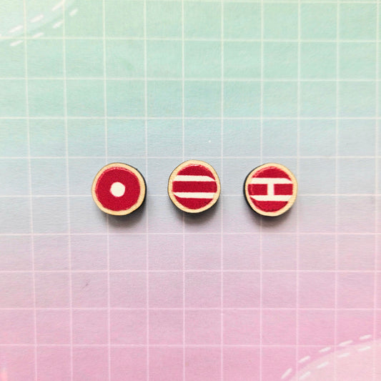 Eco Friendly Wooden 0.5 Inch Filler Pin Set of 3 - Arirang