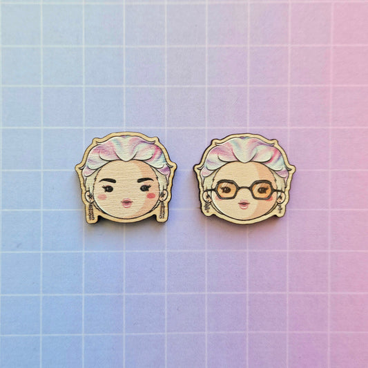 Eco Friendly Wooden 1 Inch Filler Pin - Butter Jimin