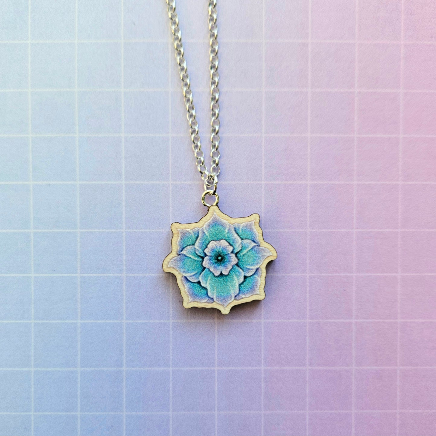 Eco Friendly Wooden 1 Inch Filler Pin - Jimin Smeraldo Flower