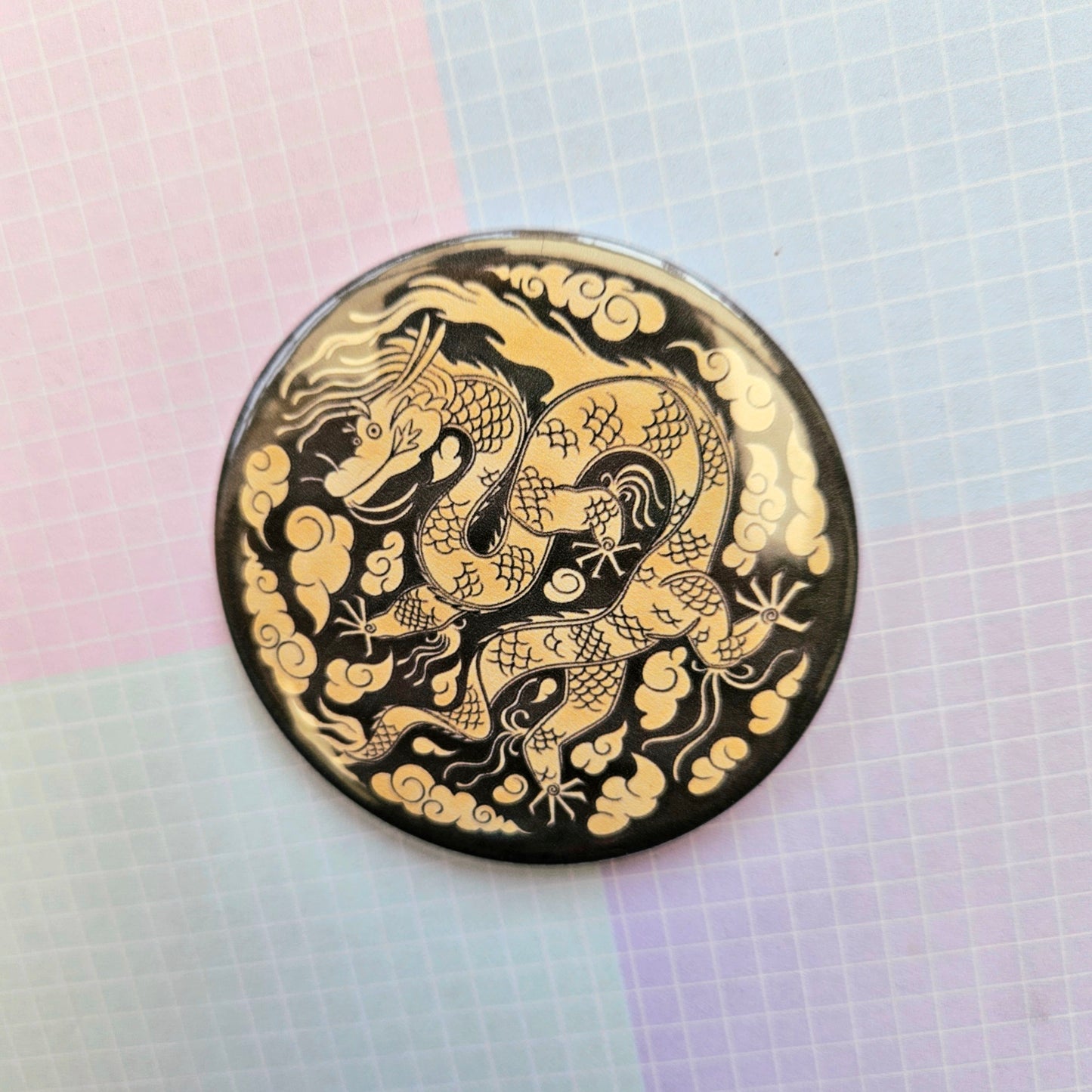 58mm Button Badge - Daechwita Dragon