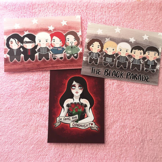 A5 Matte or Luster Heavyweight Paper Print - MCR Black Parade Helena