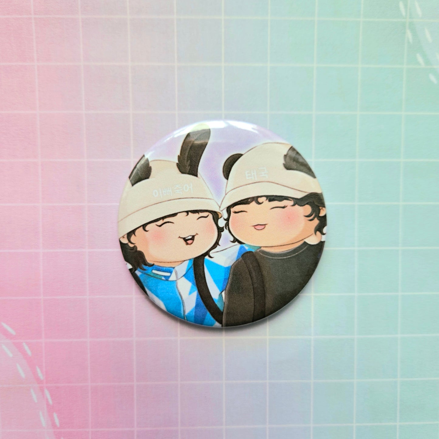 38mm Or 58mm Button Badge - Taekook
