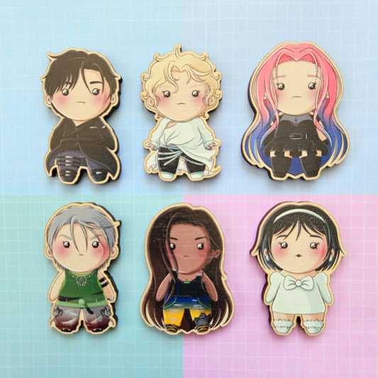 Eco Friendly Wooden 2 Inch Pin - ALNST