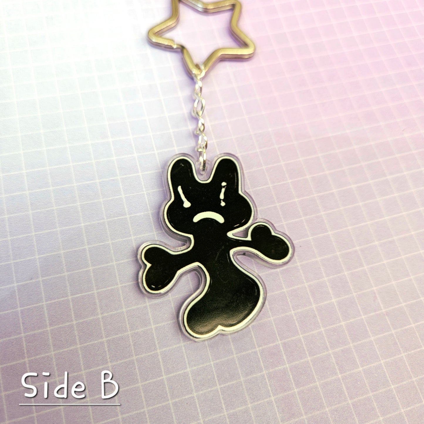 Eco Friendly Acrylic Double Sided 2 Inch Keychain - RM Right Place Wrong Person RPWP