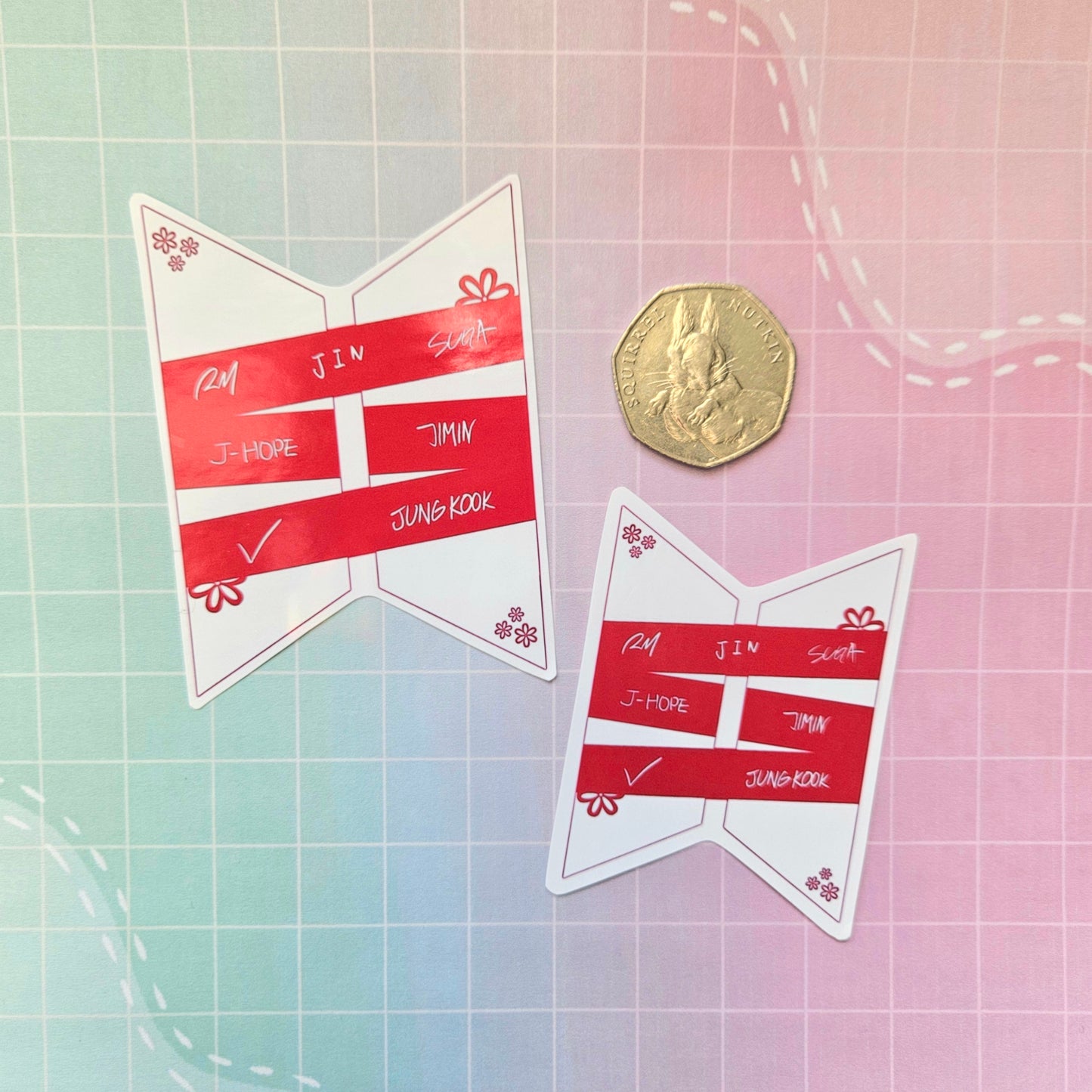 Glossy Small or Large Sticker - Arirang