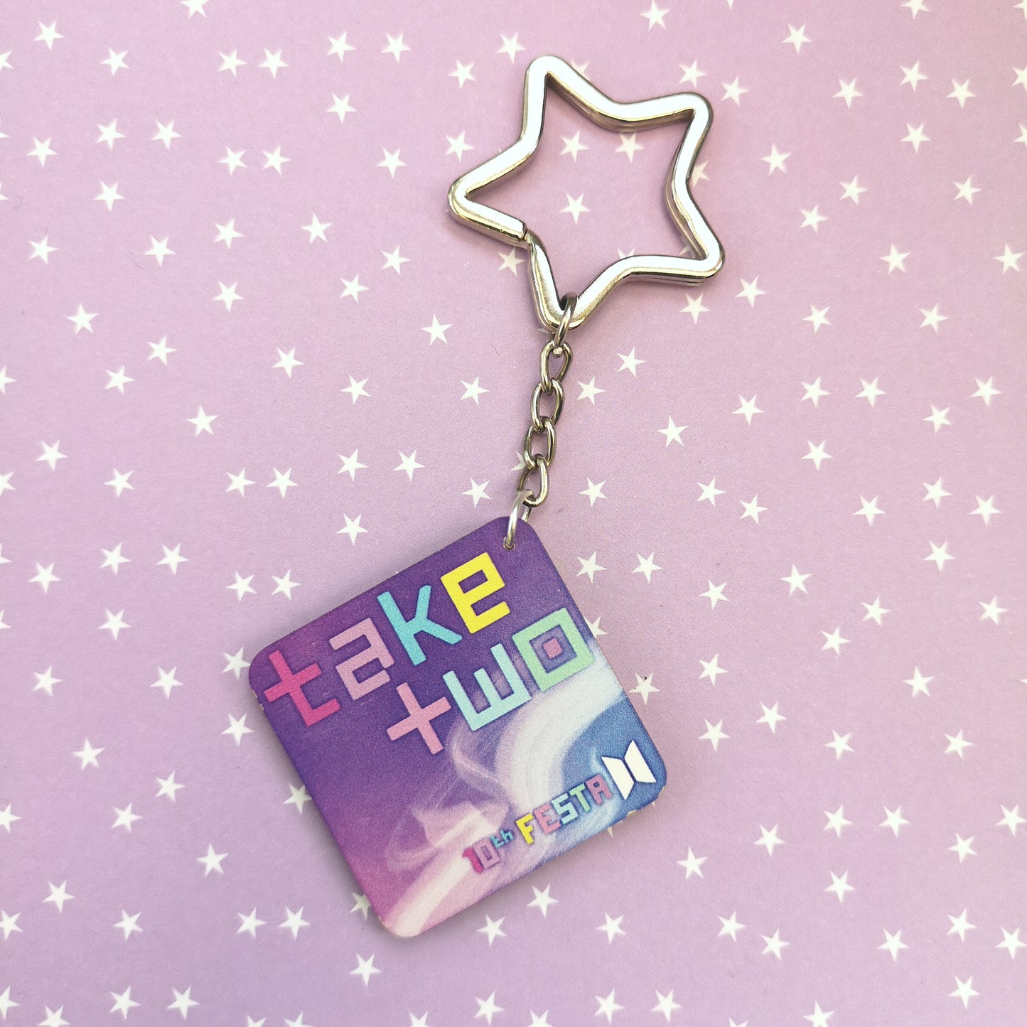 Eco Friendly Wooden 1.5 Inch Pin - BTS OT7 Take Two