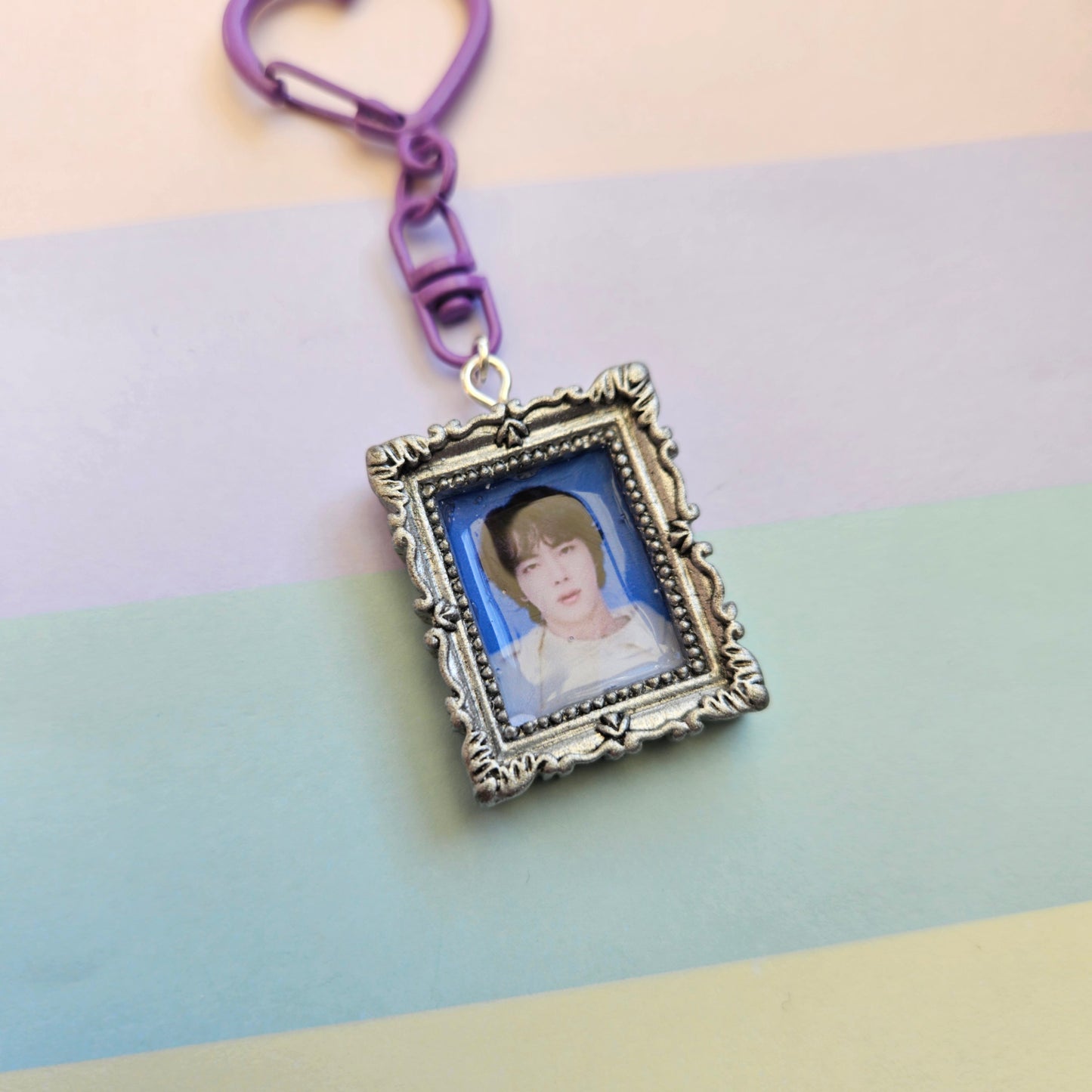 Mini 3D Photo Frame Style Keychain - BTS