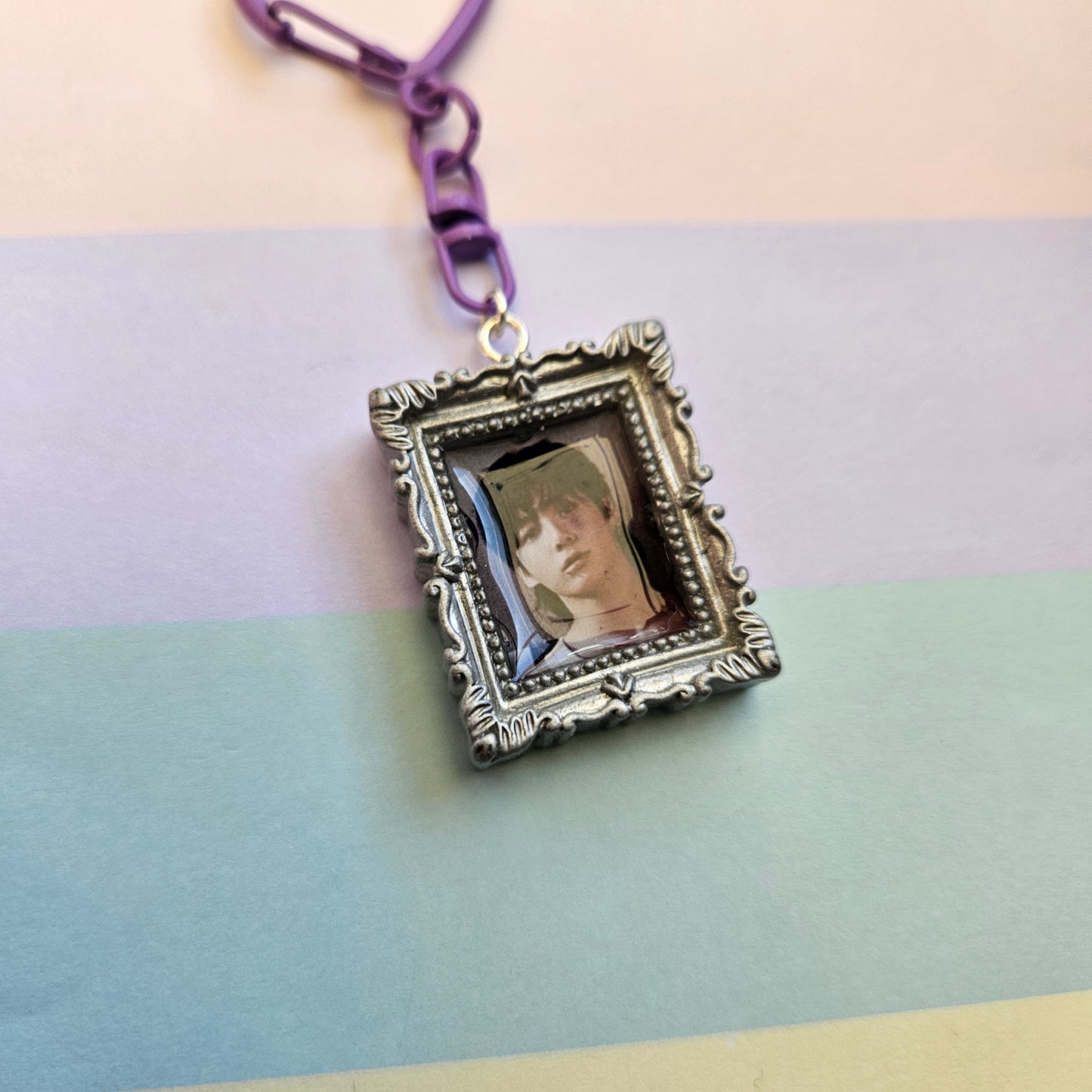 Mini 3D Photo Frame Style Keychain - BTS
