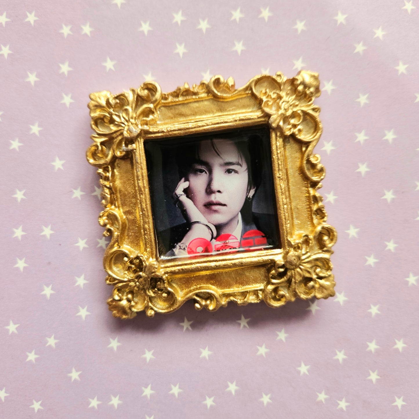 Chunky 3D Photo Frame Style Magnet - BTS