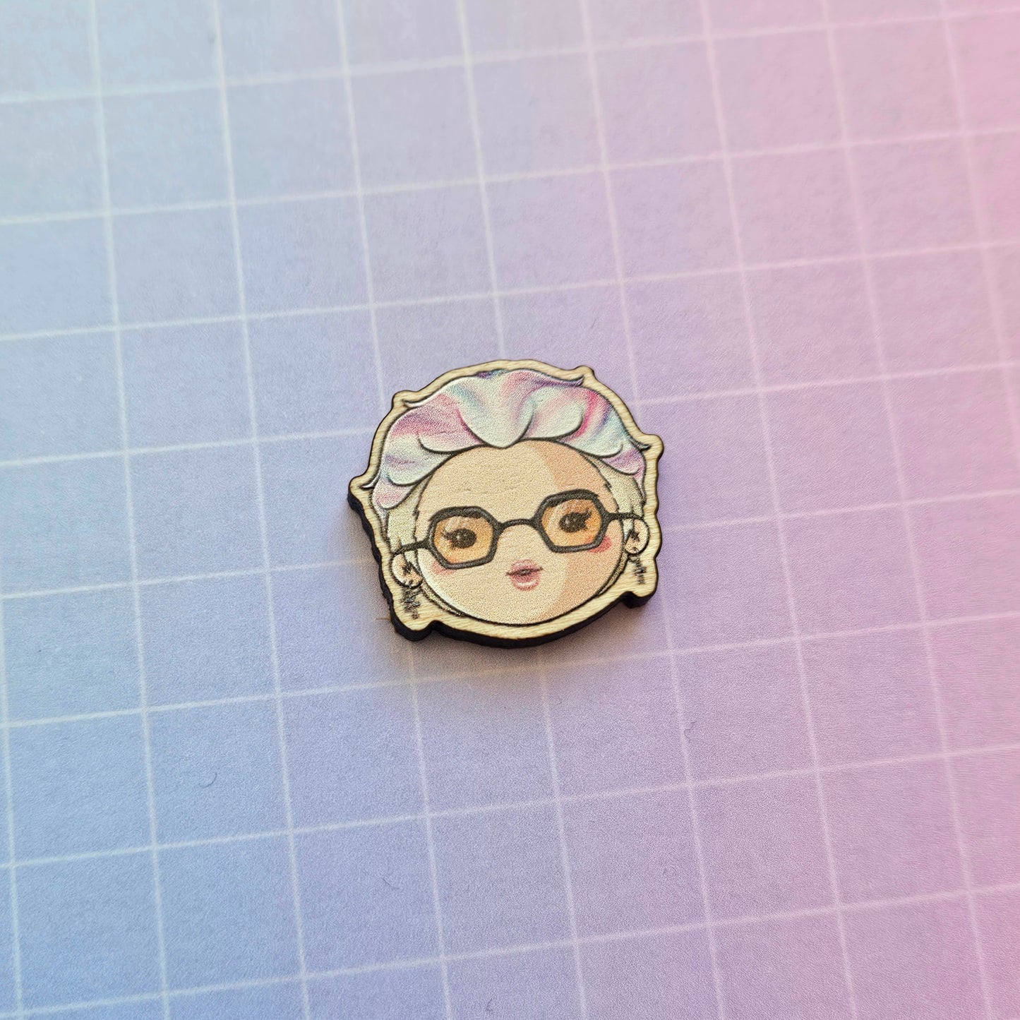 Eco Friendly Wooden 1 Inch Filler Pin - Butter Jimin
