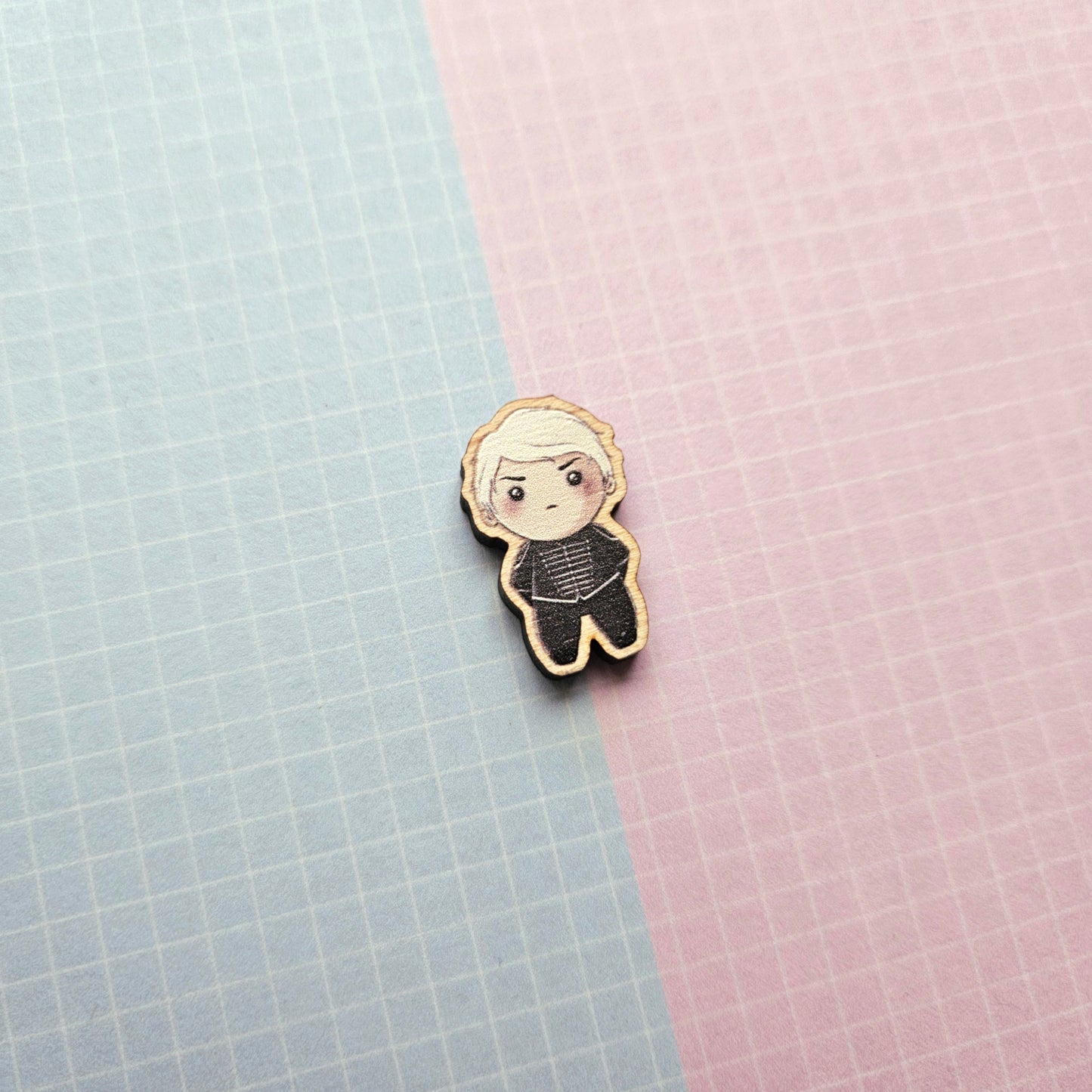 Eco Friendly Wooden 1 Inch Filler Pin - Black Parade Gerard