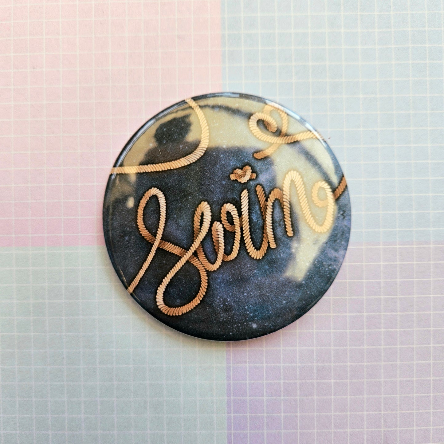 58mm Button Badge - Swim Ropes