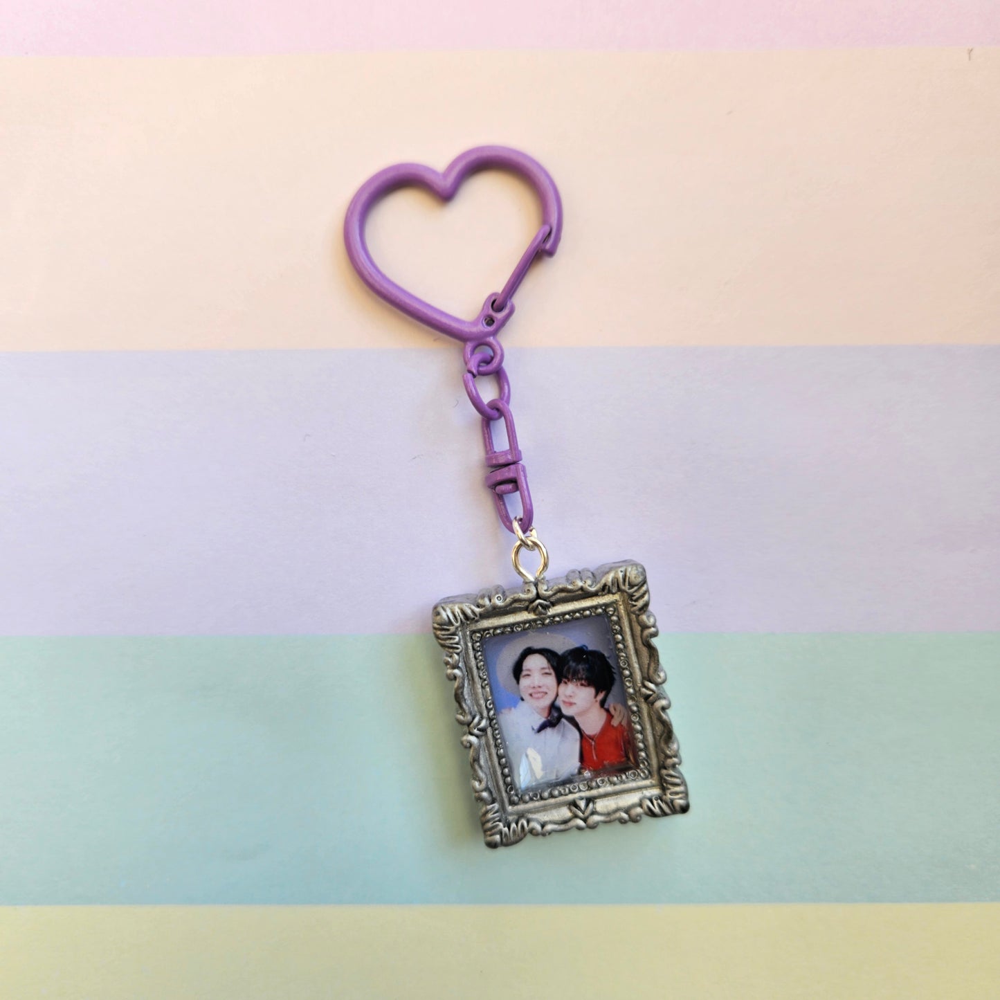 Mini 3D Photo Frame Style Keychain - BTS