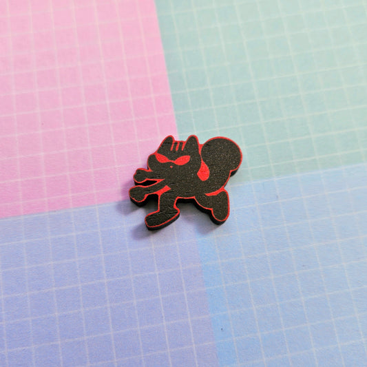 Eco Friendly Wooden 1 Inch Filler Pin - Hope on the Stage Squirrels Hobi Jhope