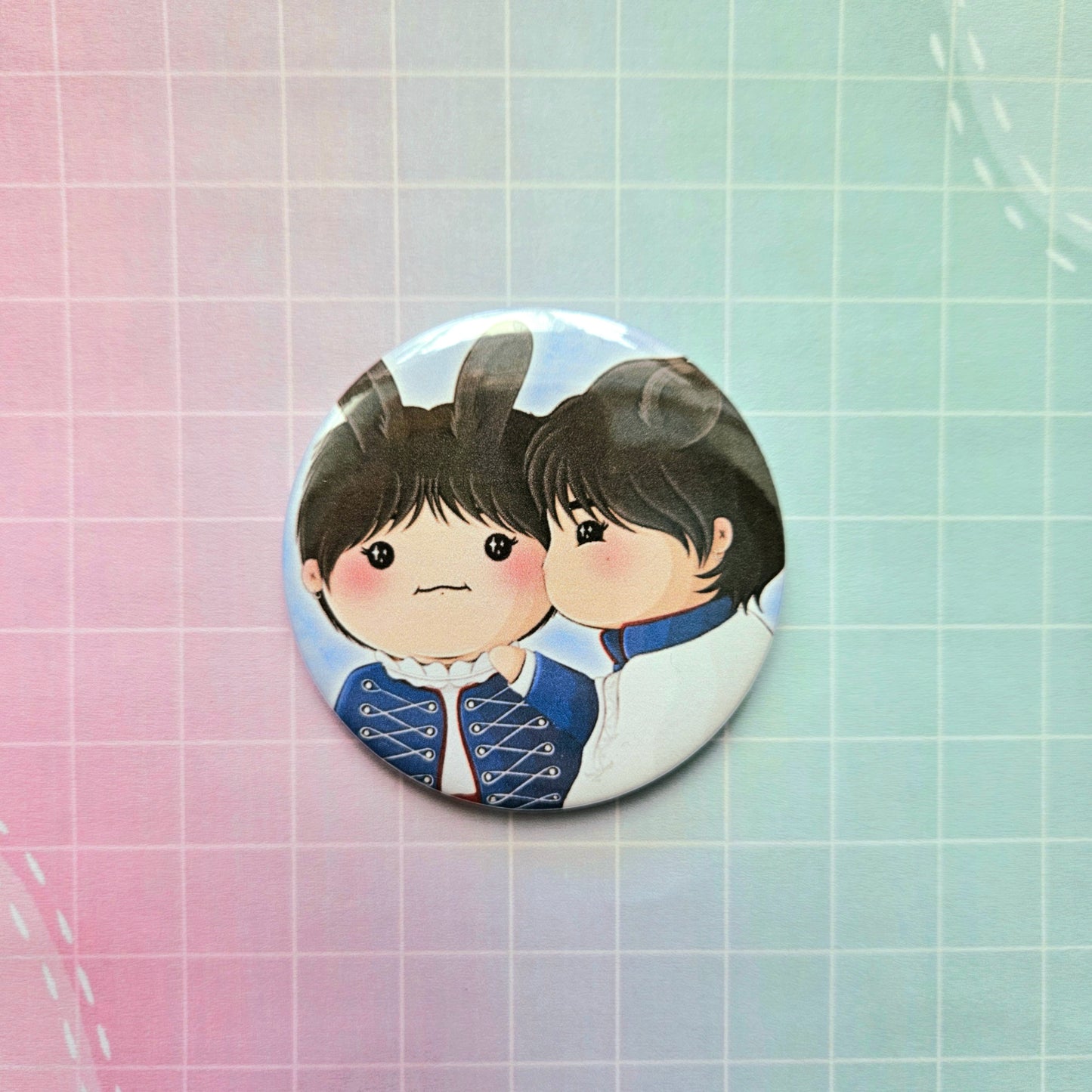 38mm Or 58mm Button Badge - Taekook