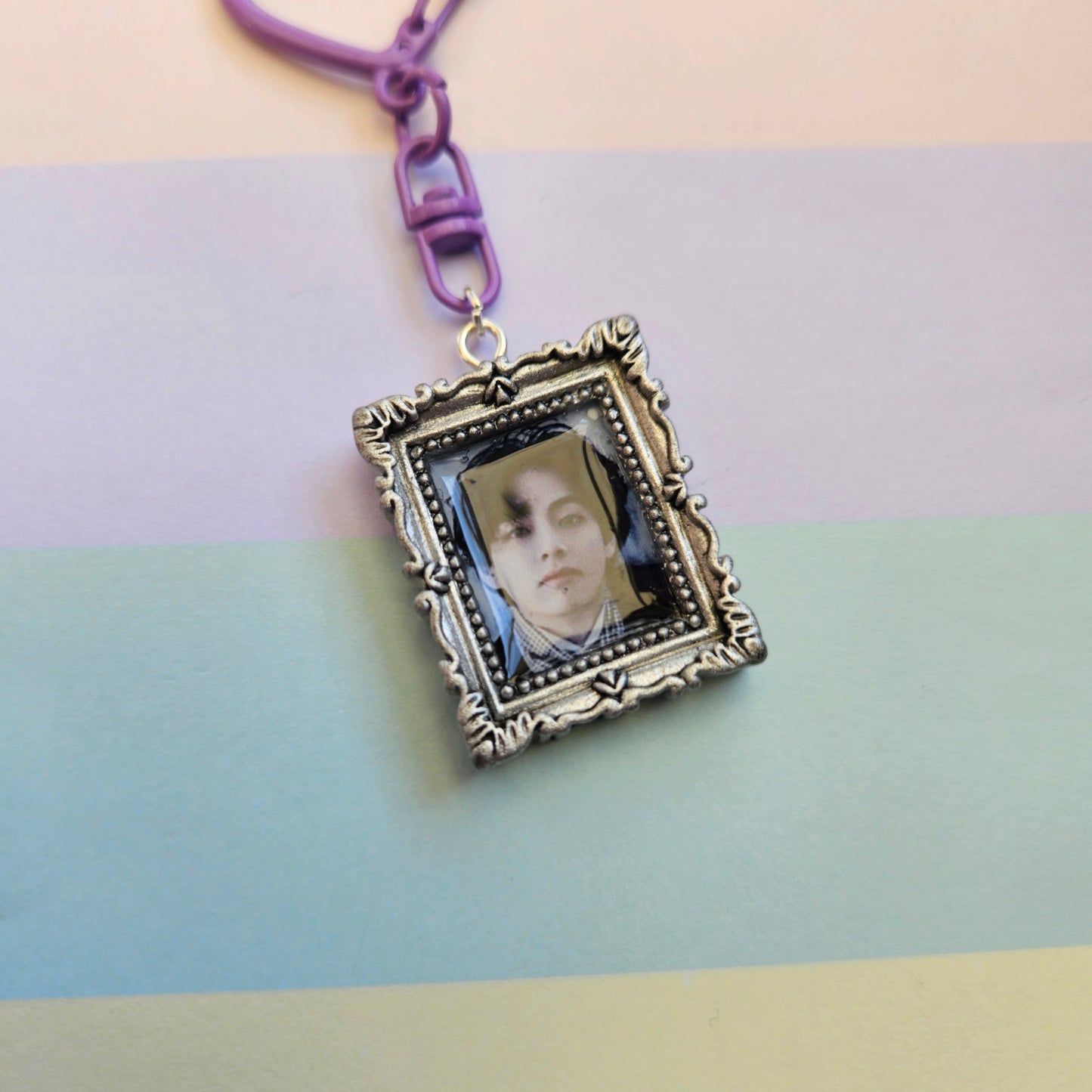 Mini 3D Photo Frame Style Keychain - BTS