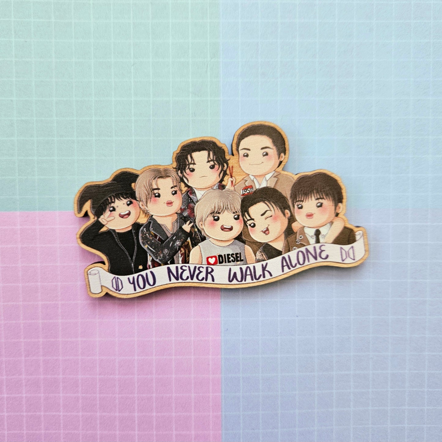 Eco Friendly Wooden 3 Inch Pin - Chapter 2 OT7