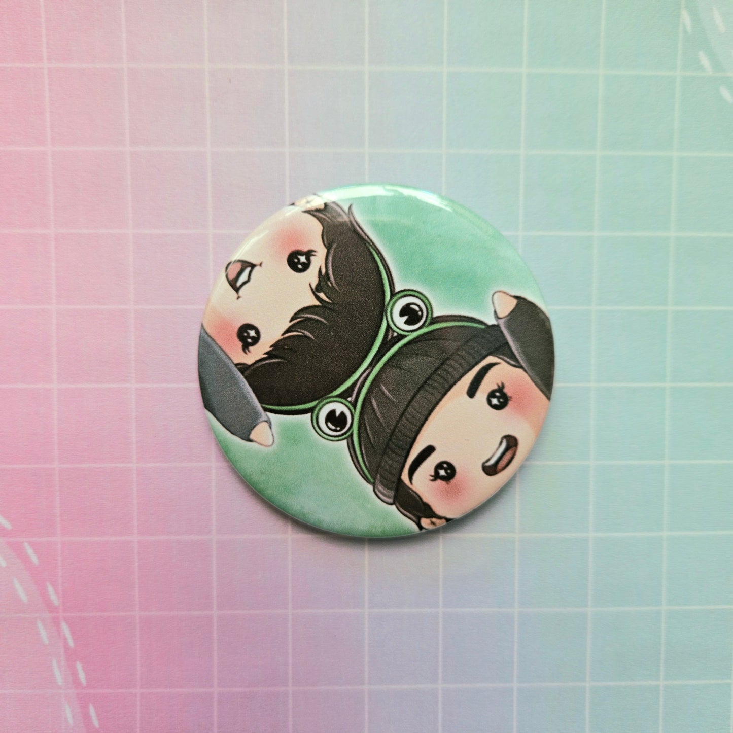 38mm Or 58mm Button Badge - Taekook
