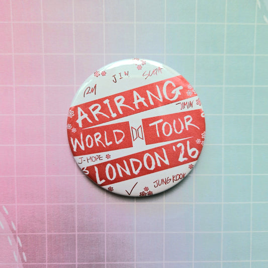 58mm Button Badge - OT7 Tour London