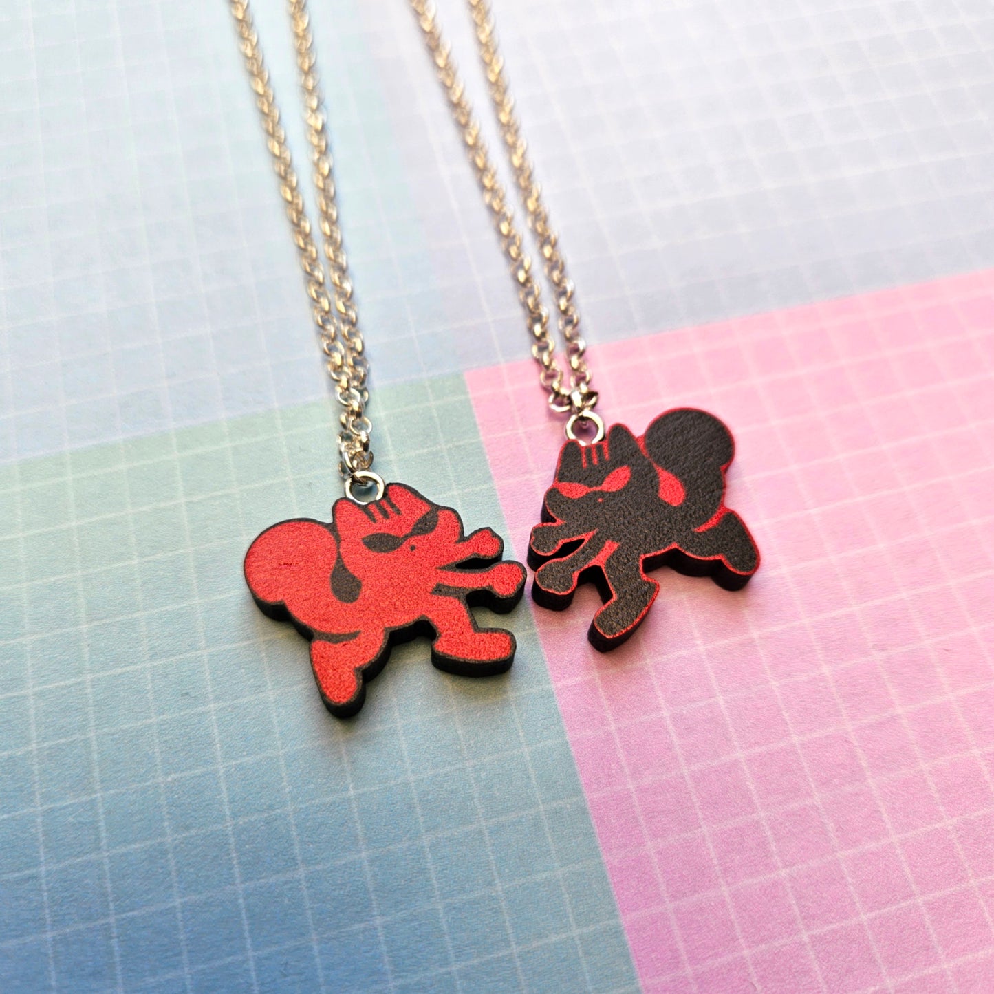 Eco Friendly Wooden 1 Inch Filler Pin or Necklace - Hope on the Stage Squirrel Hobi Jhope