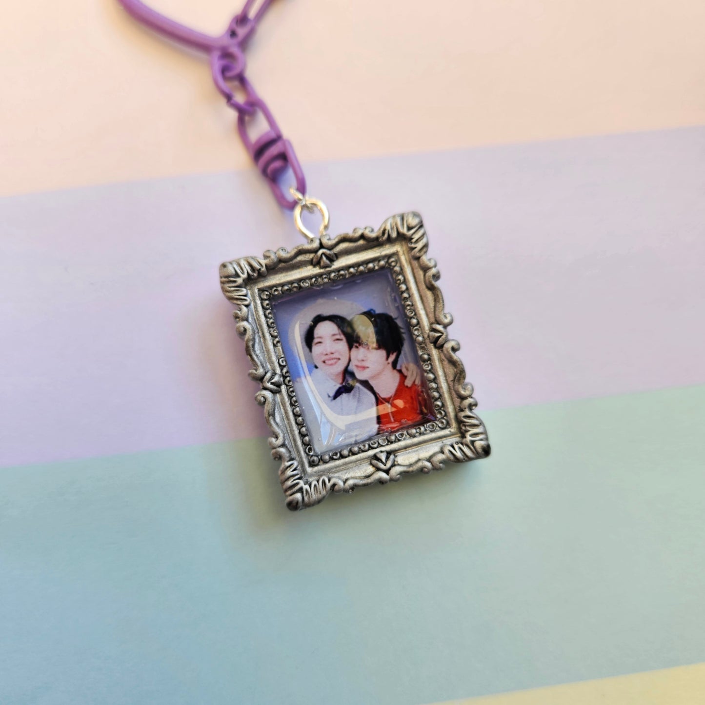 Mini 3D Photo Frame Style Keychain - BTS