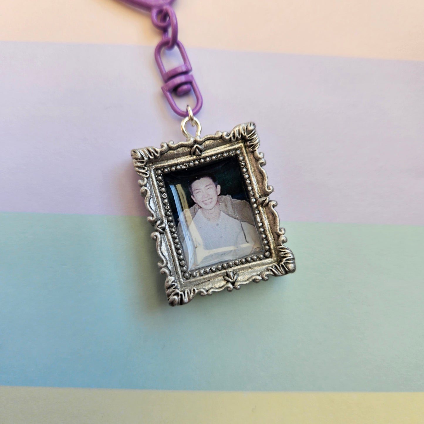Mini 3D Photo Frame Style Keychain - BTS