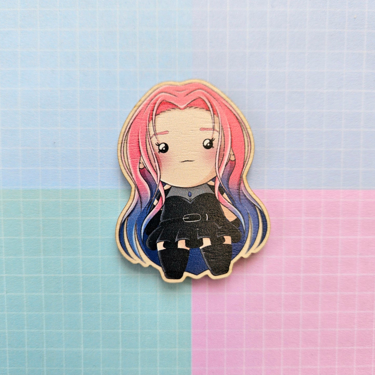 Eco Friendly Wooden 2 Inch Pin - ALNST