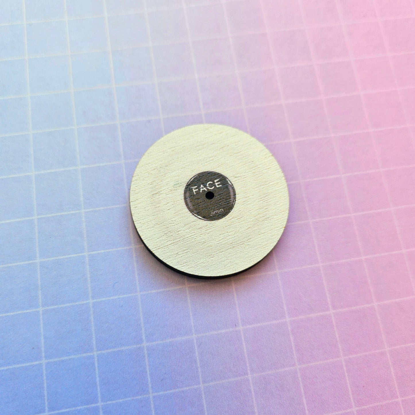 Eco Friendly Wooden 1.5 Inch Pin - Chapter 2 Vinyl Albums