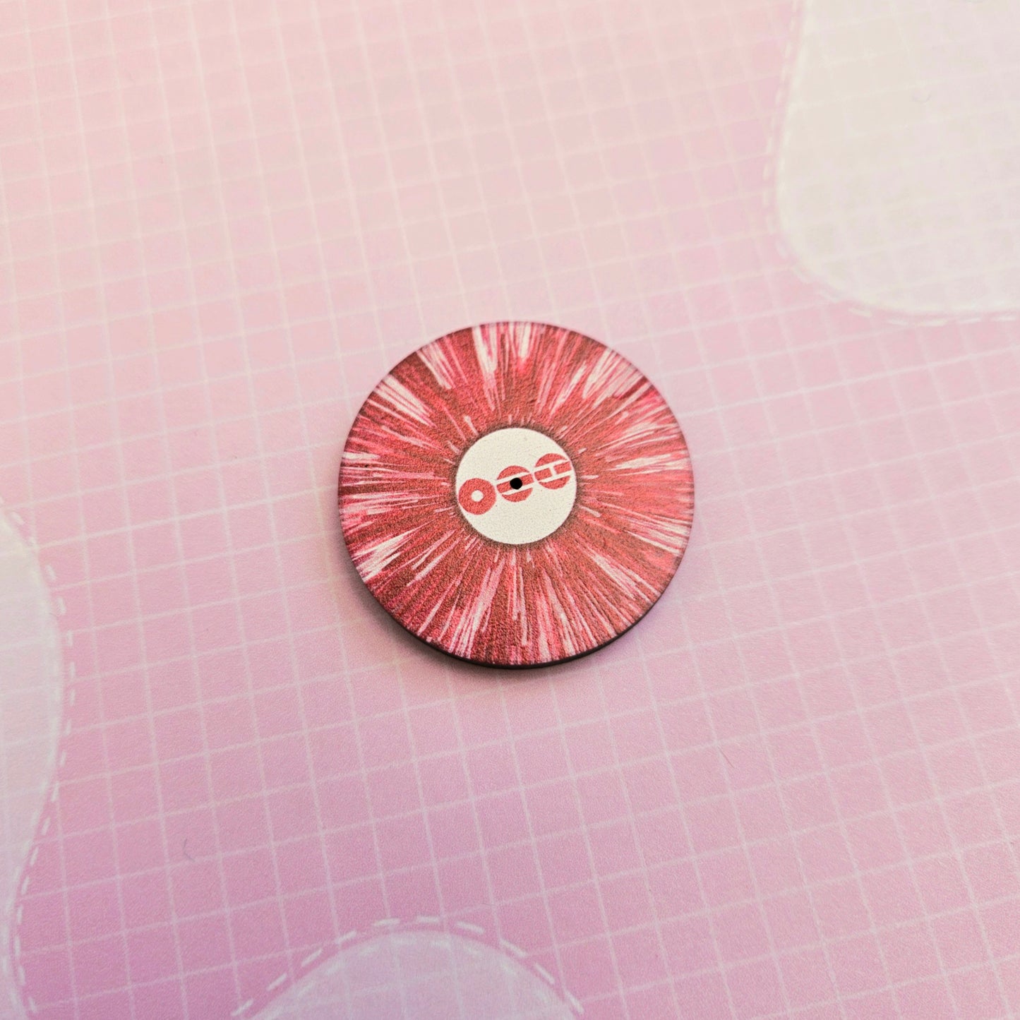 Eco Friendly Wooden 1.5 Inch Pin - Arirang Vinyl