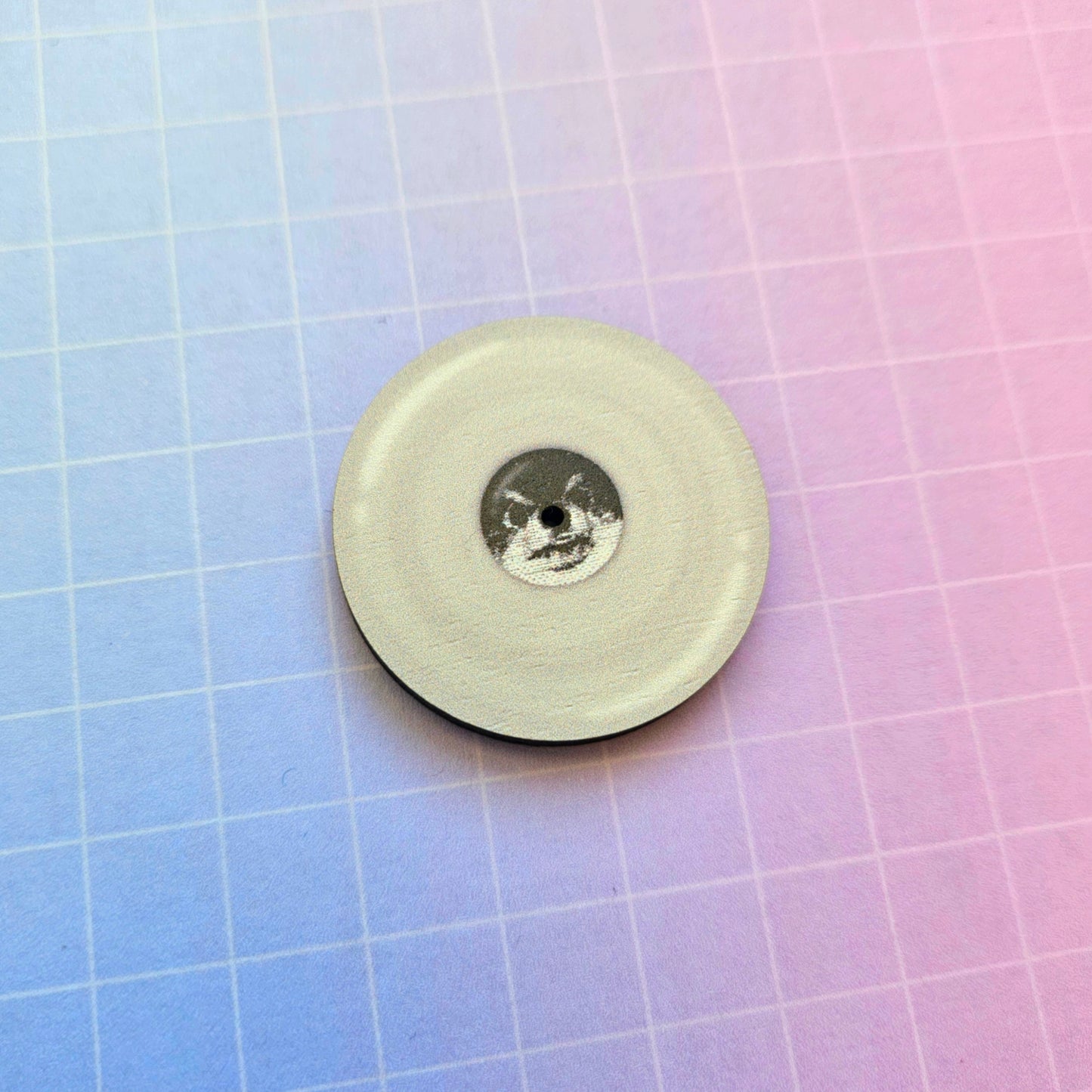 Eco Friendly Wooden 1.5 Inch Pin - Chapter 2 Vinyl Albums