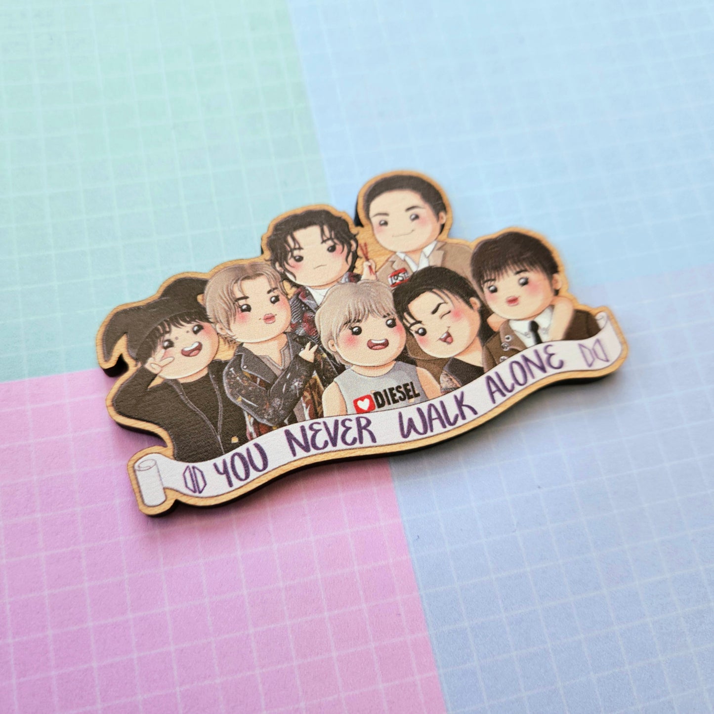 Eco Friendly Wooden 3 Inch Pin - Chapter 2 OT7